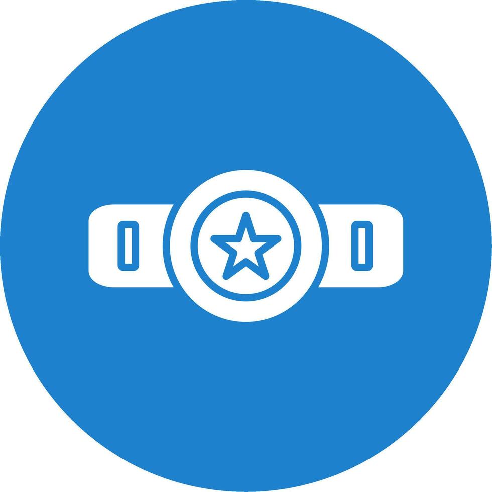 Belt Multi Color Circle Icon vector
