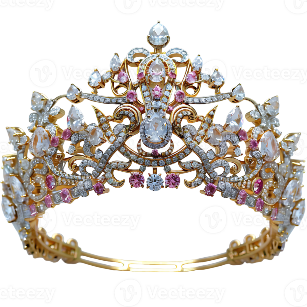 Crown on isolated transparent background png