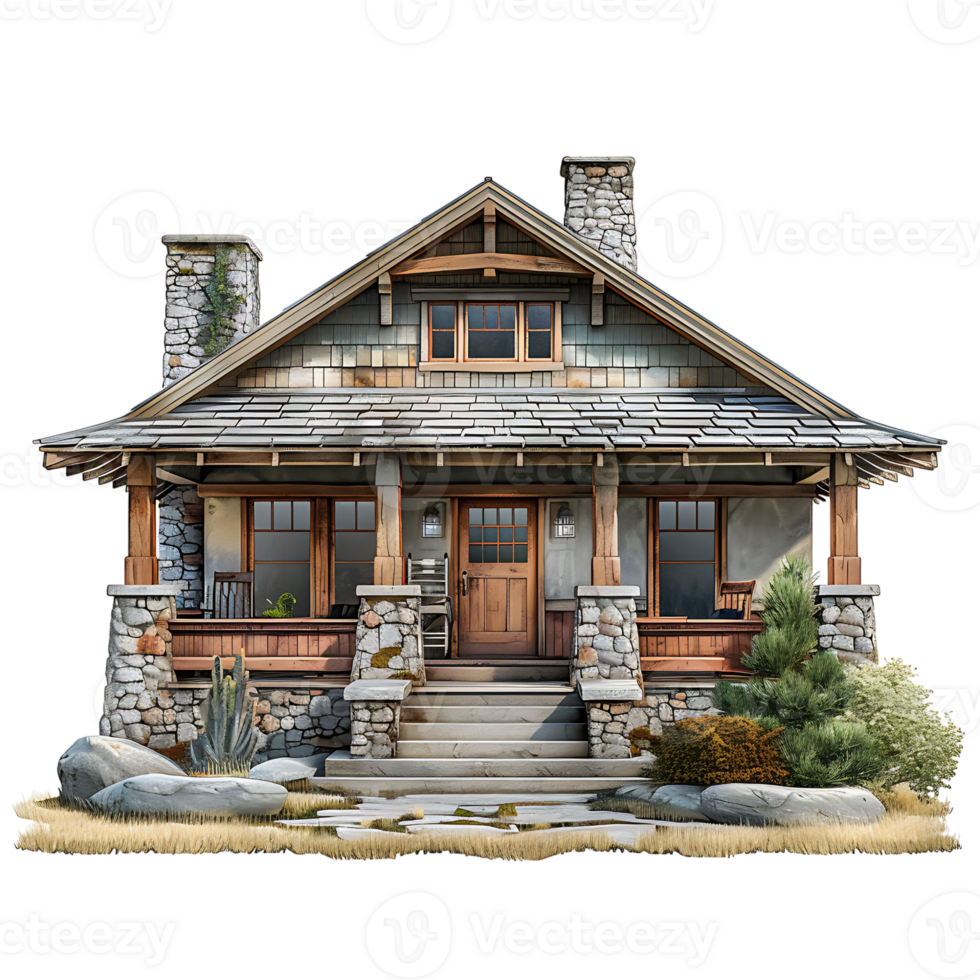oud huis Aan geïsoleerd achtergrond png