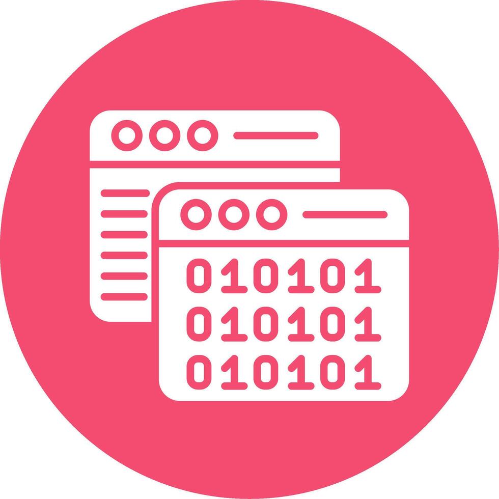 Browser Multi Color Circle Icon vector