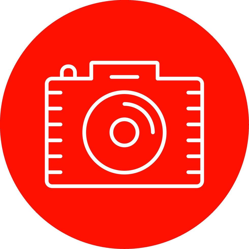 Photography Multi Color Circle Icon vector