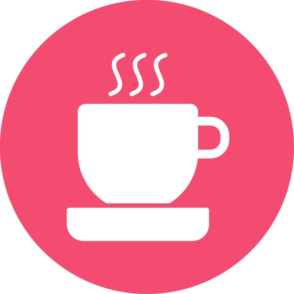 Cup Multi Color Circle Icon vector