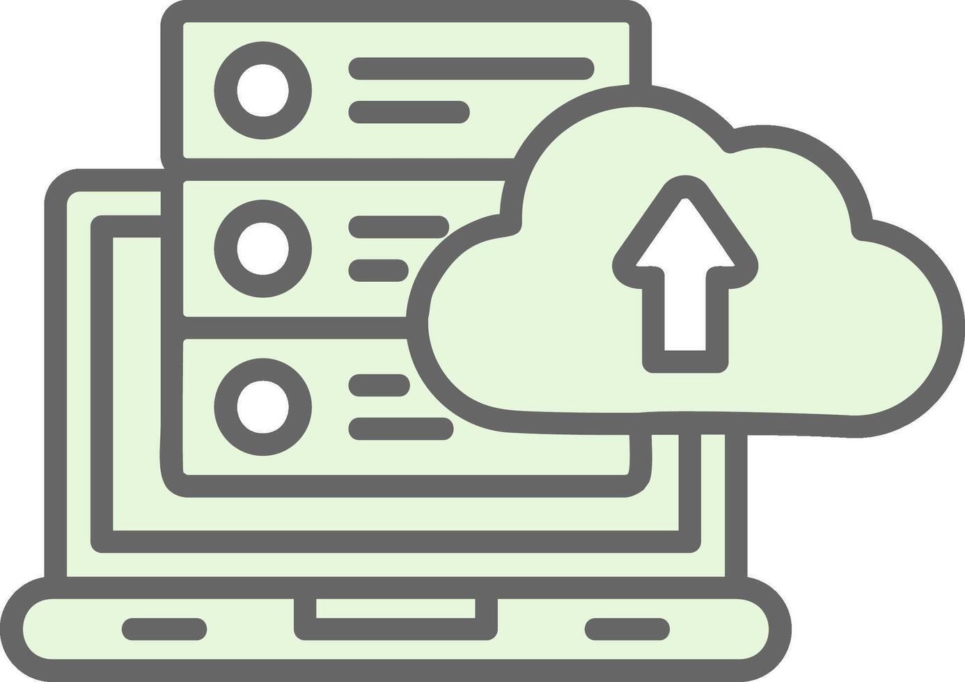 Transfer Data Fillay Icon Design vector