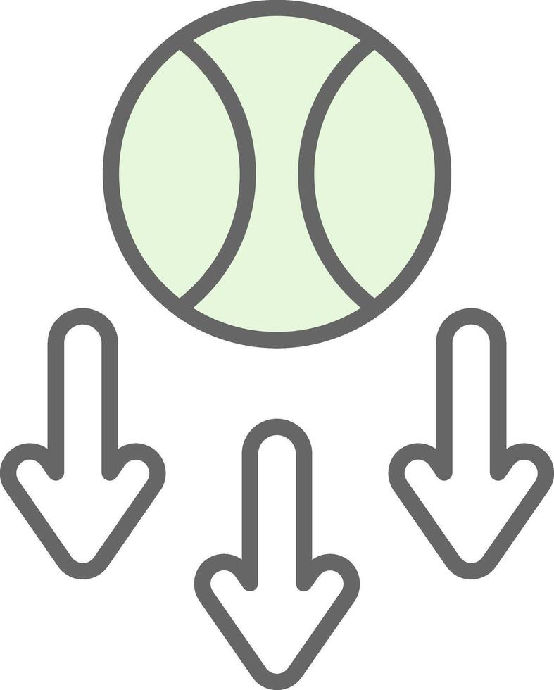 Gravity Fillay Icon Design vector