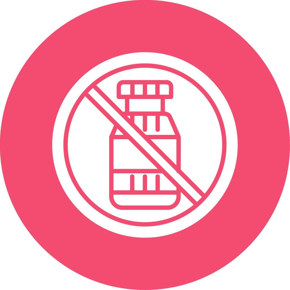 Prohibited Sign Multi Color Circle Icon vector