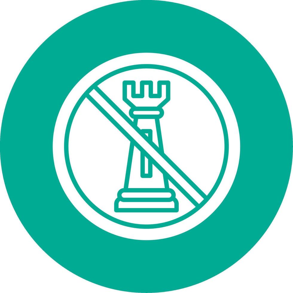 Prohibited Sign Multi Color Circle Icon vector