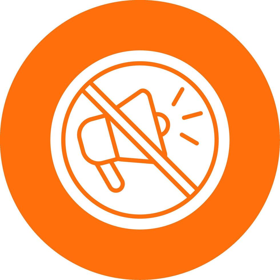 Prohibited Sign Multi Color Circle Icon vector