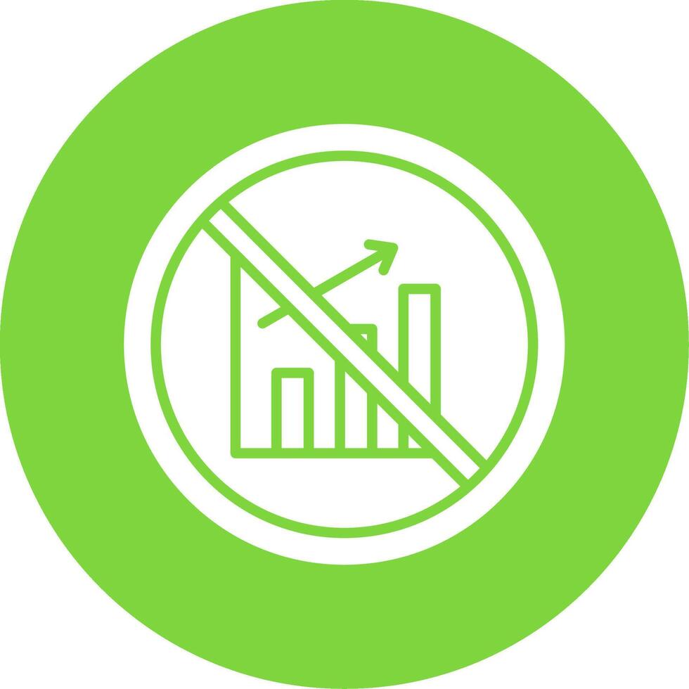 Prohibited Sign Multi Color Circle Icon vector