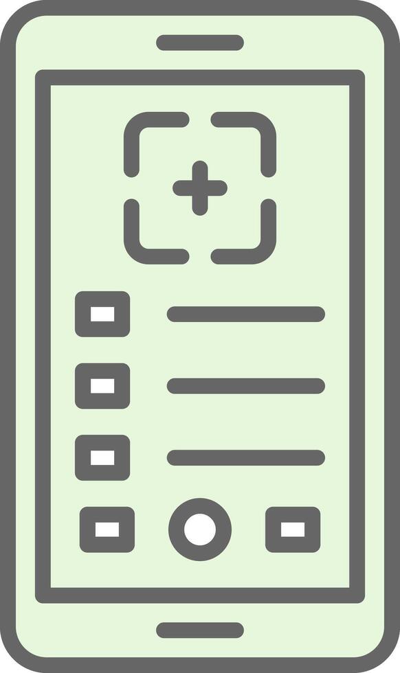 Recording Fillay Icon Design vector