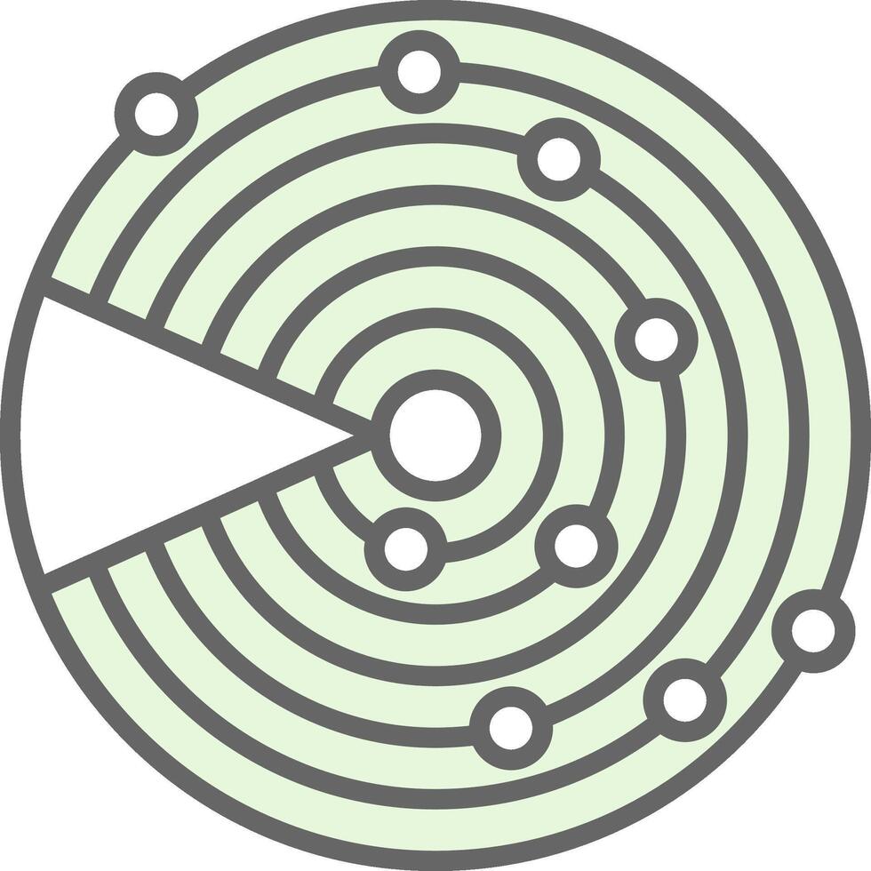 Sonar Fillay Icon Design vector