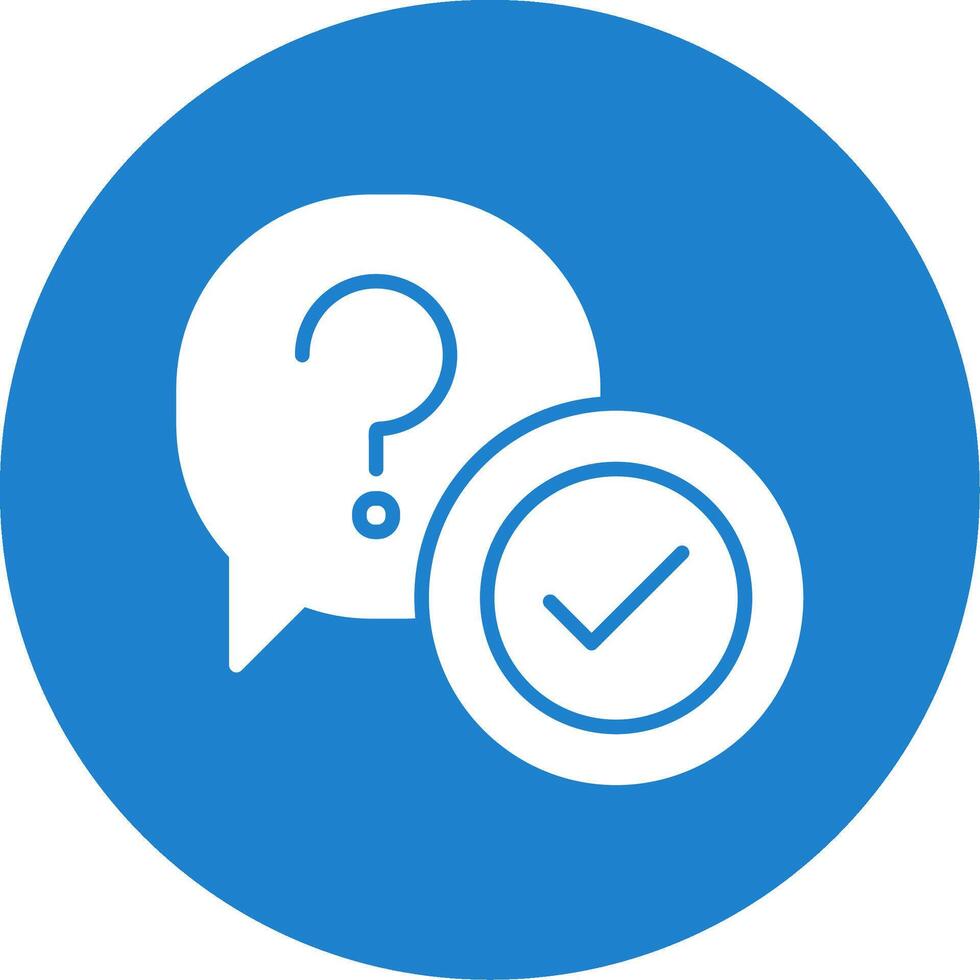 Question Multi Color Circle Icon vector