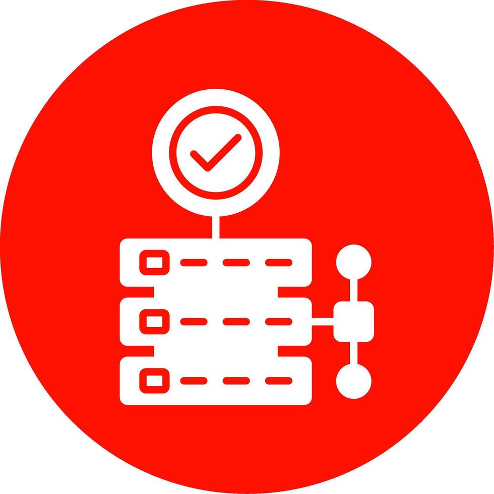 Server Multi Color Circle Icon vector