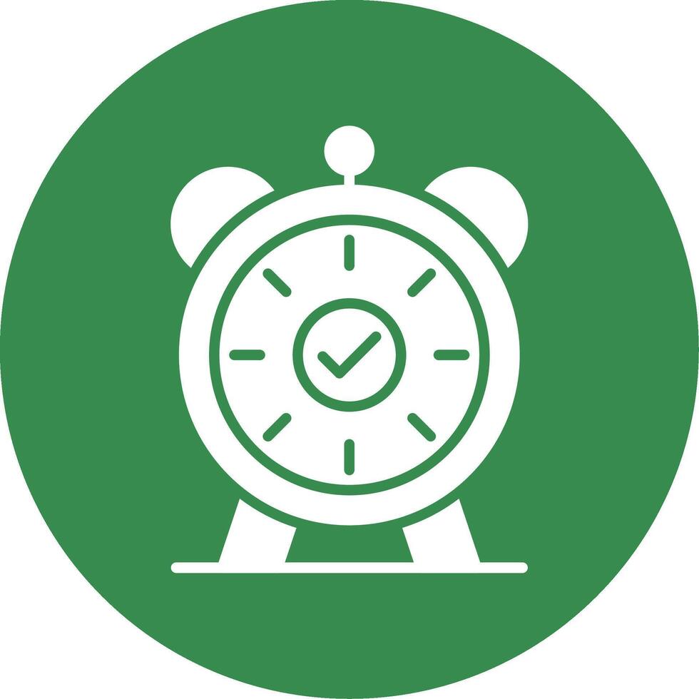 Alarm Multi Color Circle Icon vector