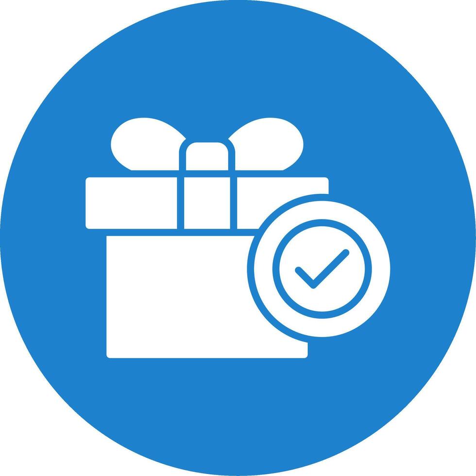 Present Multi Color Circle Icon vector