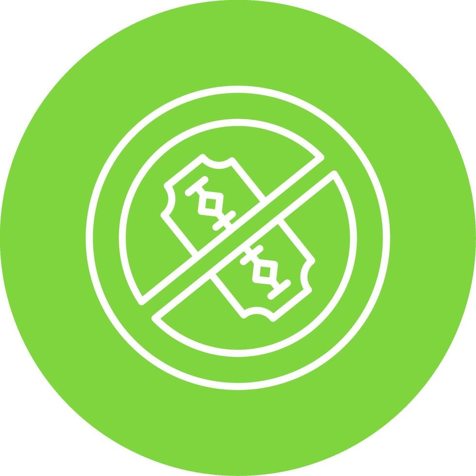 No Blade Multi Color Circle Icon vector
