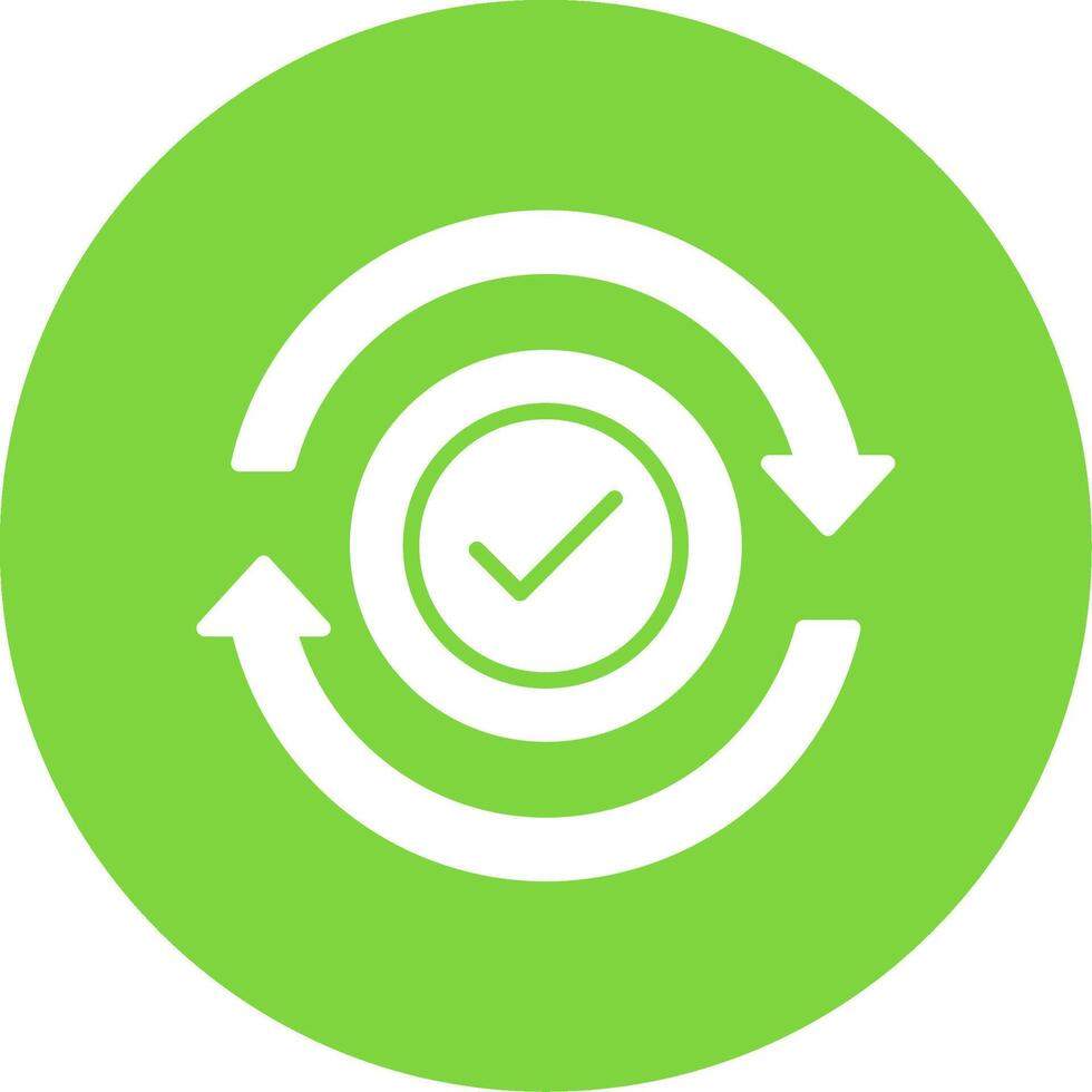 Refresh Multi Color Circle Icon vector