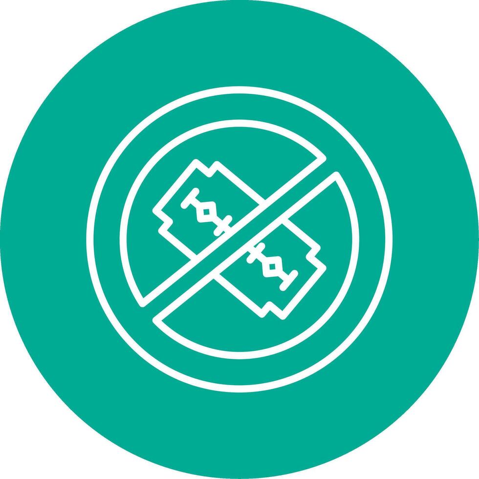 No Blade Multi Color Circle Icon vector