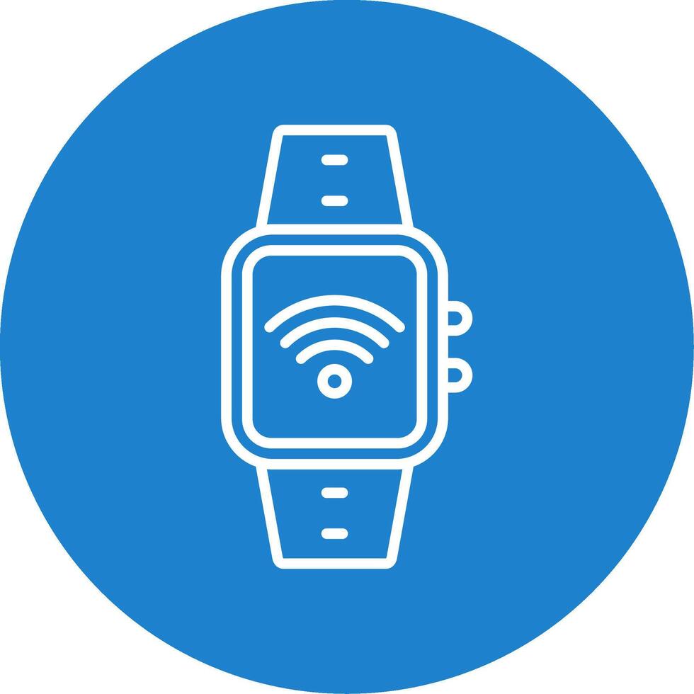 Wi-fi Multi Color Circle Icon vector
