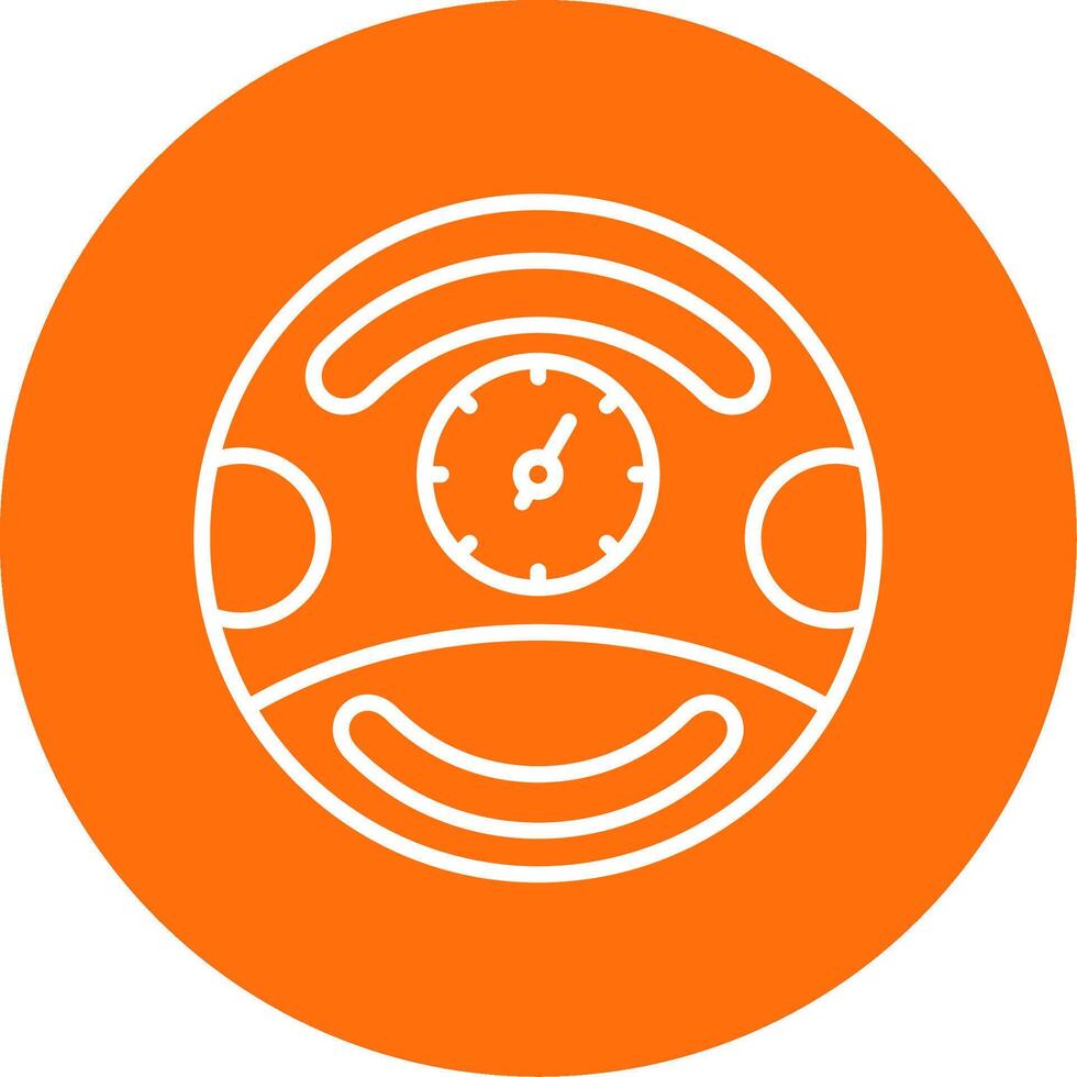 Gauge Multi Color Circle Icon vector