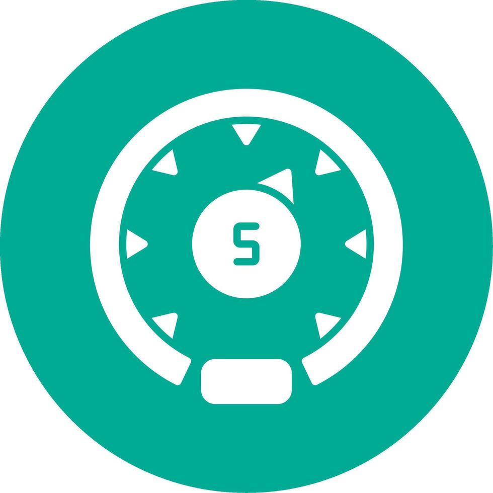 Gauge Multi Color Circle Icon vector
