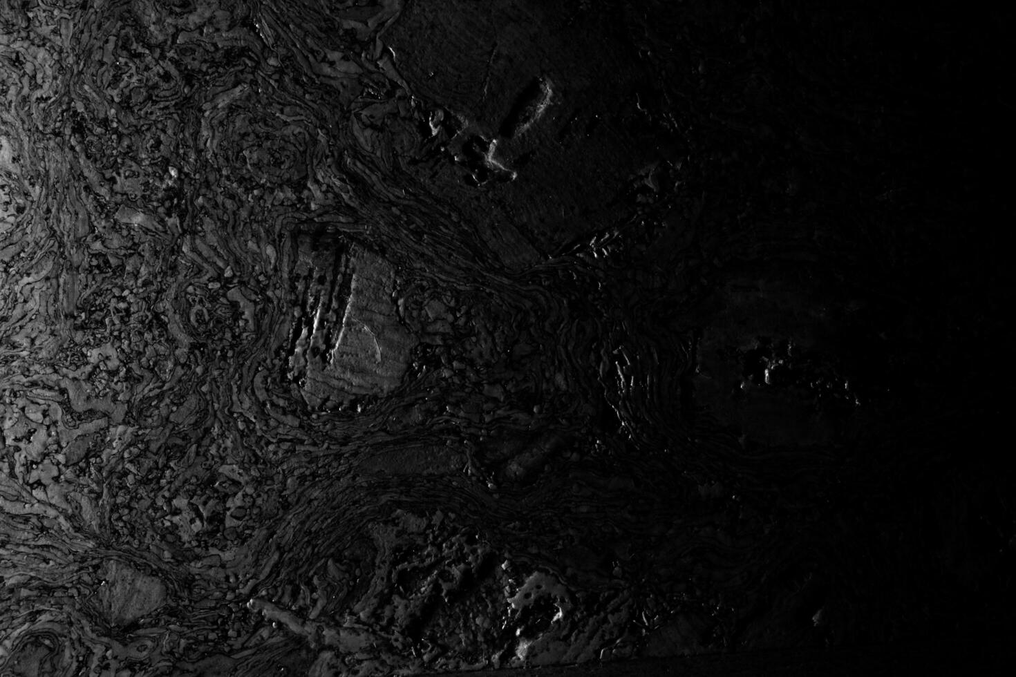 Old black background. Grunge texture. Dark wallpaper. Blackboard, Chalkboard, room Wall. photo