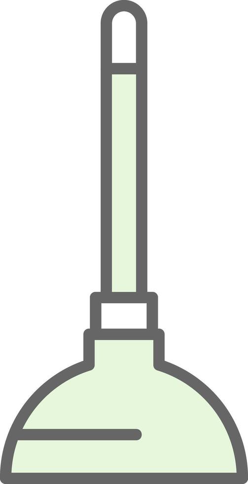 Plunger Fillay Icon Design vector