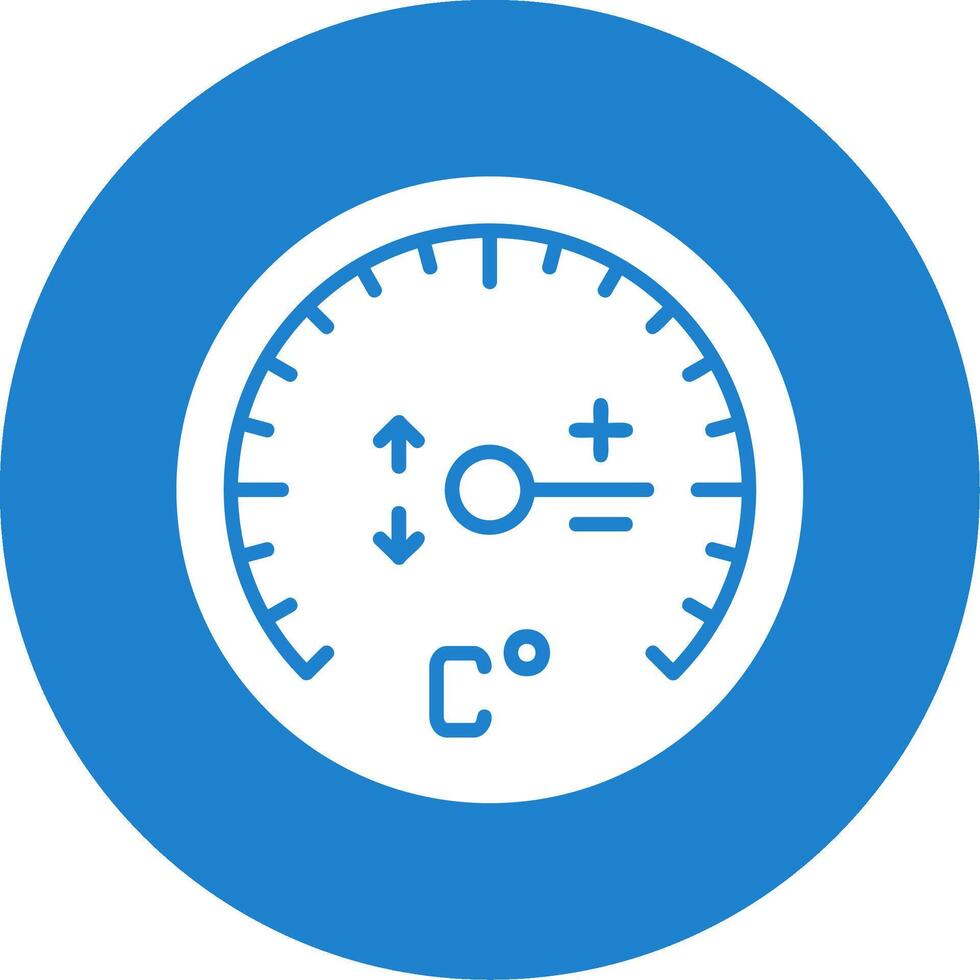 Gauge Multi Color Circle Icon vector