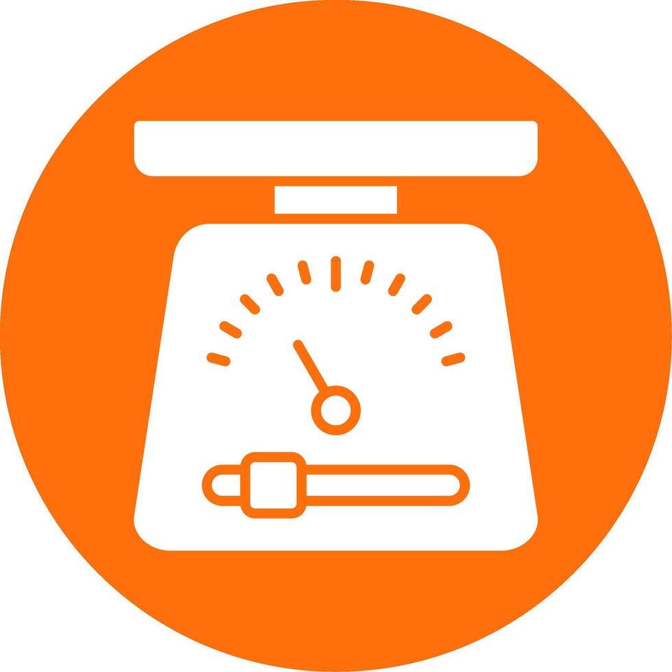Scales Multi Color Circle Icon vector