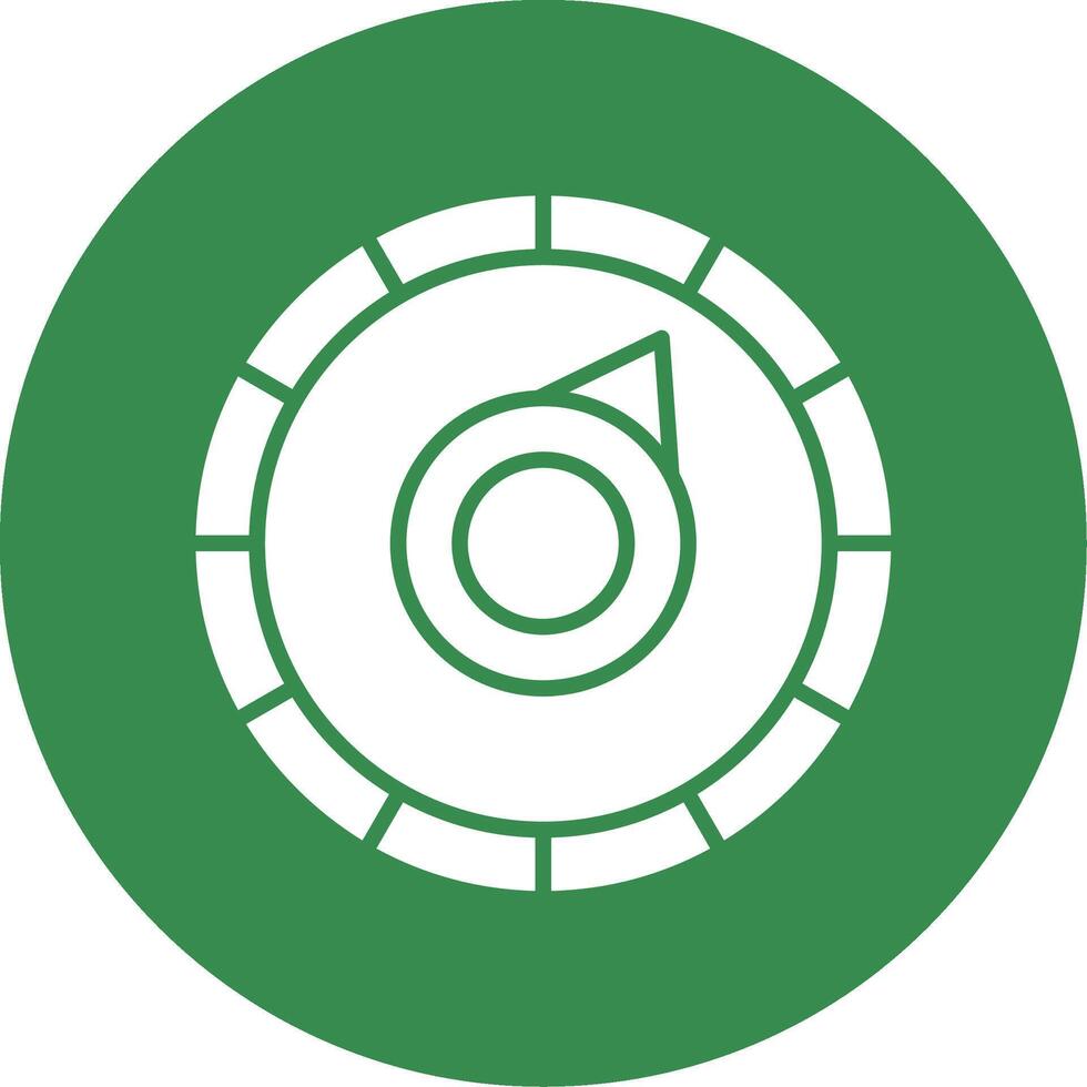 Gauge Multi Color Circle Icon vector