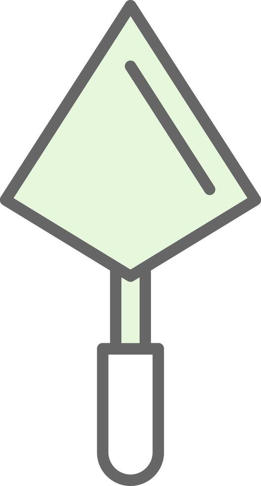 Trowel Fillay Icon Design vector