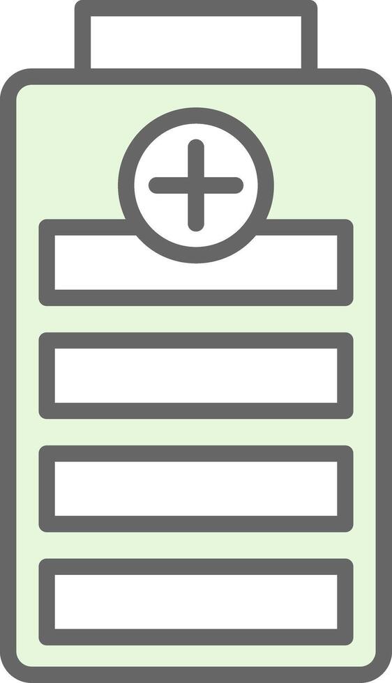 Battery Level Fillay Icon Design vector