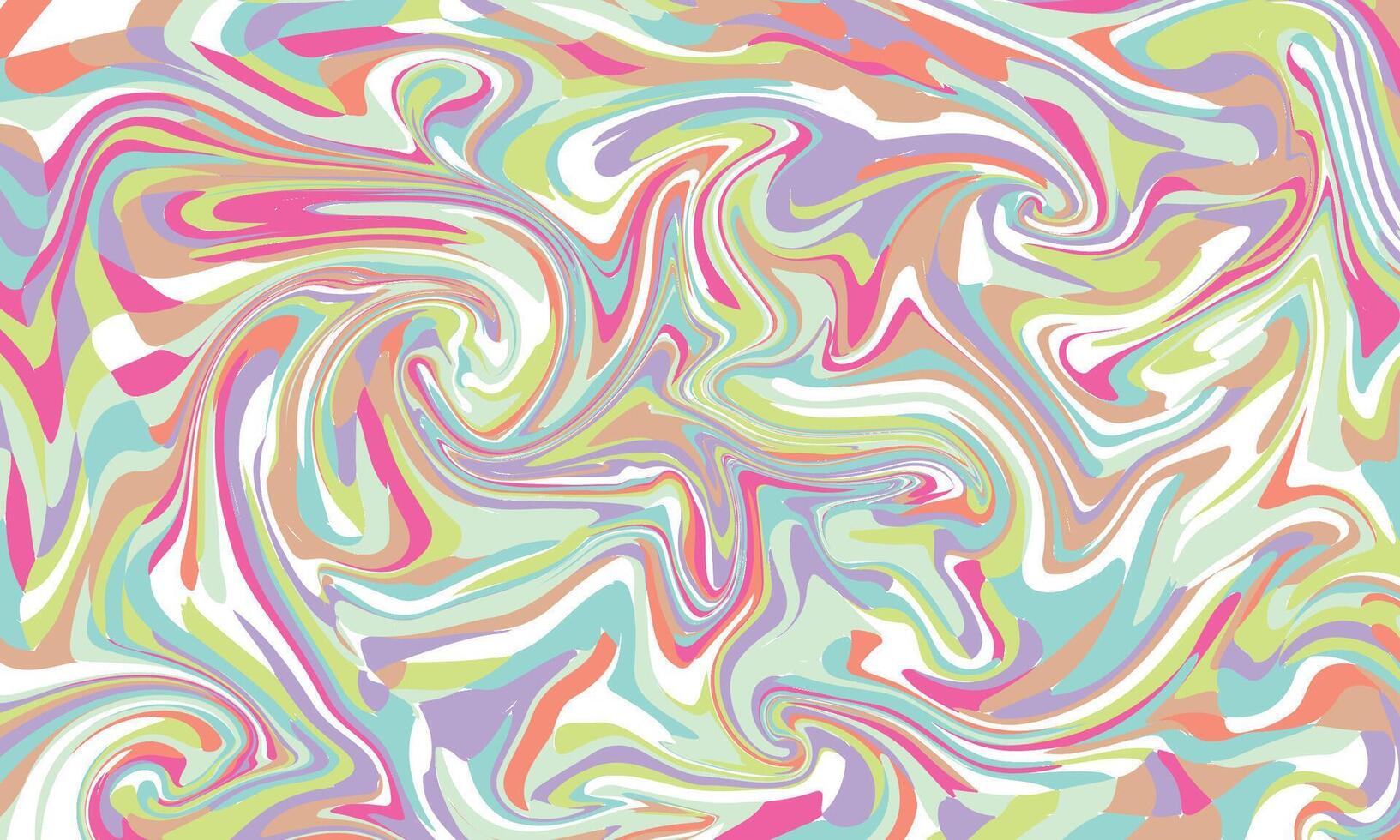 flat hand drawn vivid colored groovy background vector