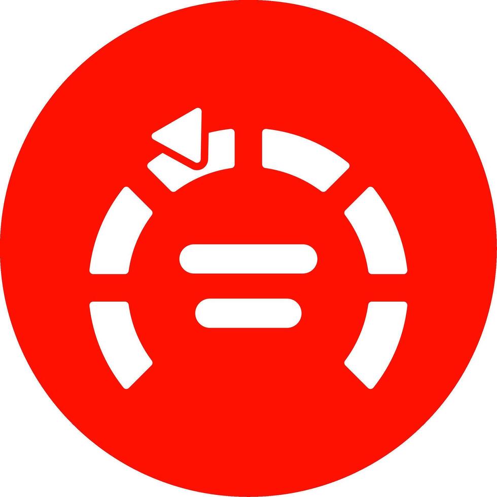 Dial Multi Color Circle Icon vector