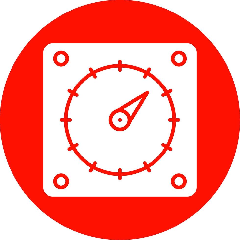 Timer Multi Color Circle Icon vector