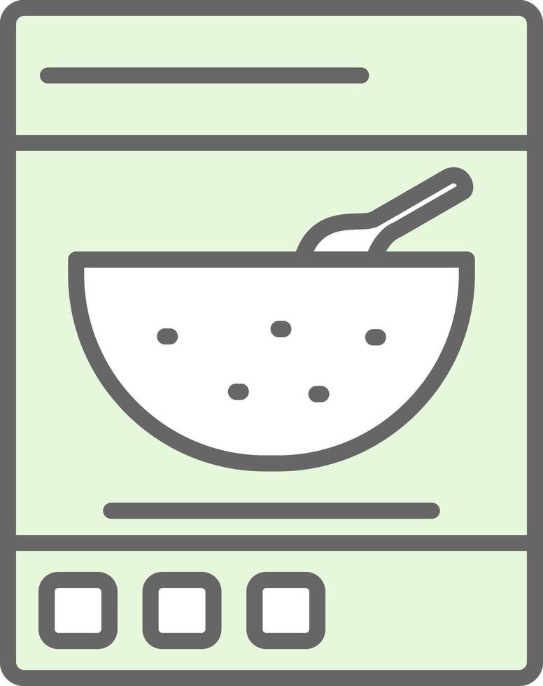 Cereals Fillay Icon Design vector