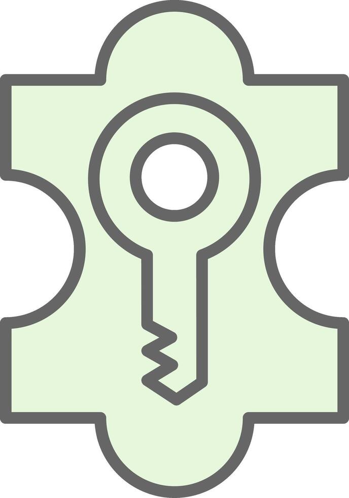 Puzzle Fillay Icon Design vector