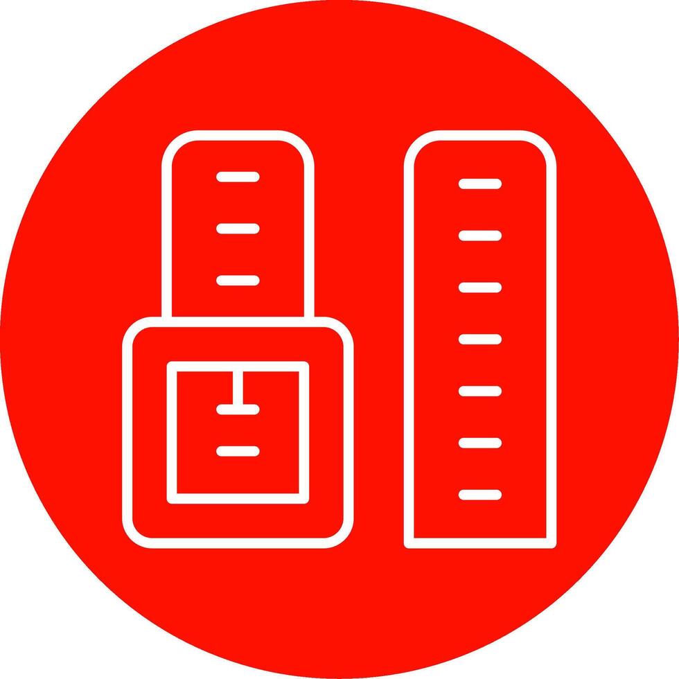 Watch Strap Multi Color Circle Icon vector