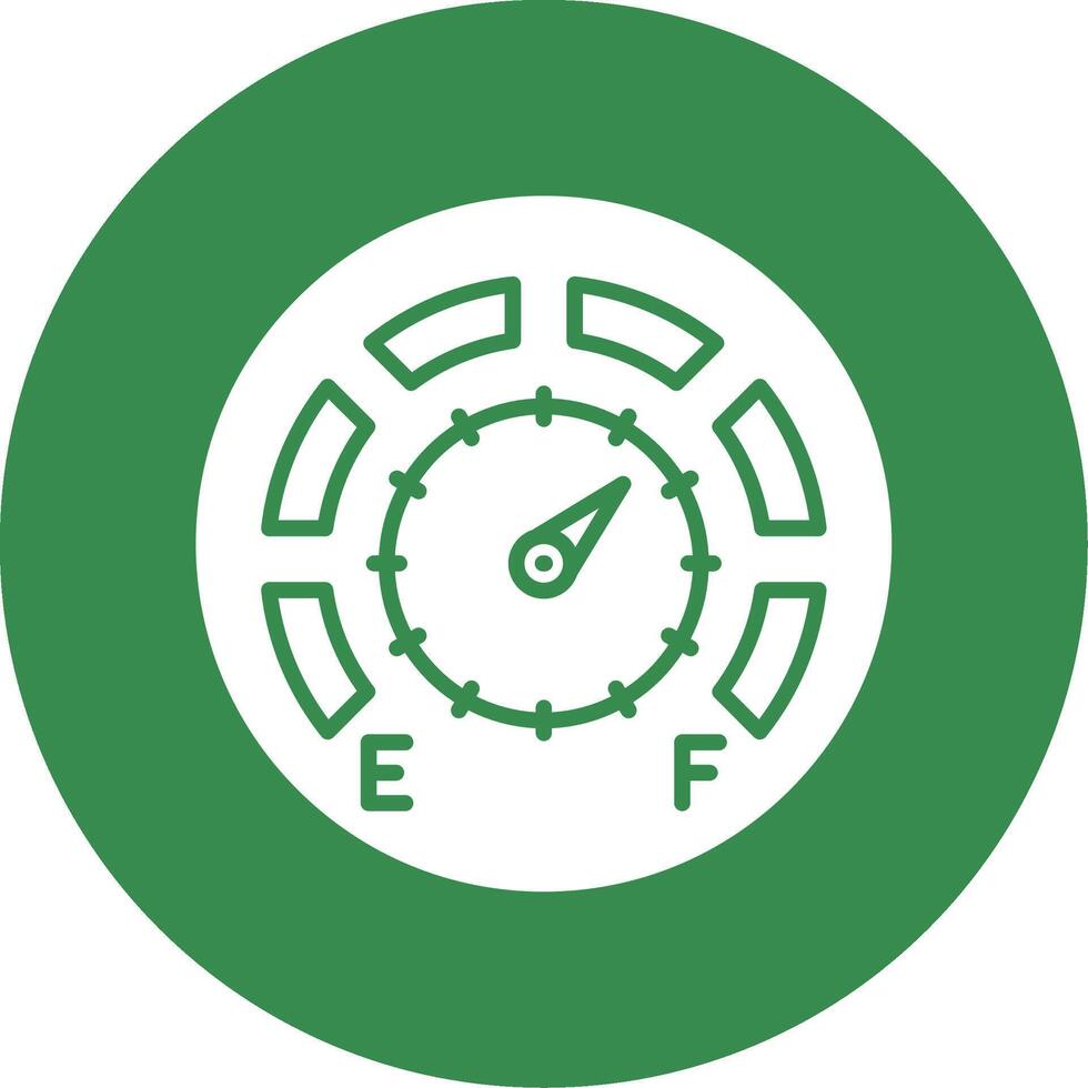 Gauge Multi Color Circle Icon vector