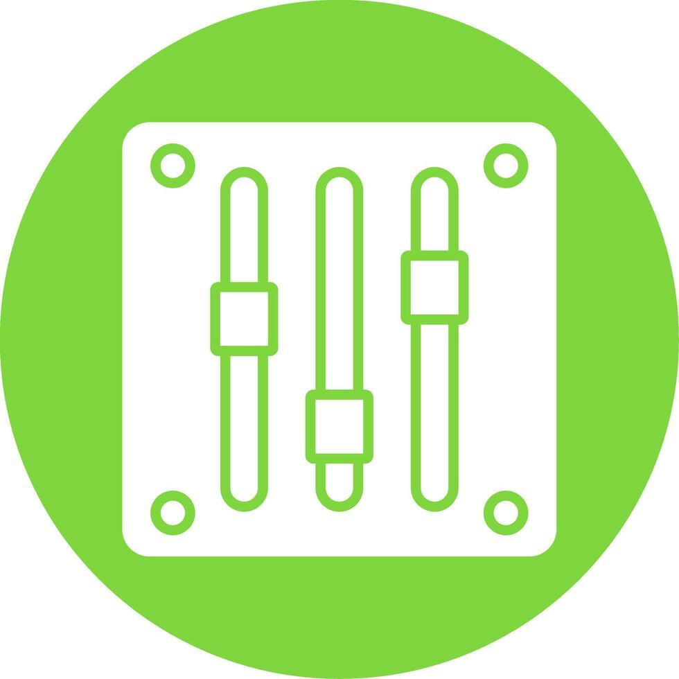 Gauge Multi Color Circle Icon vector