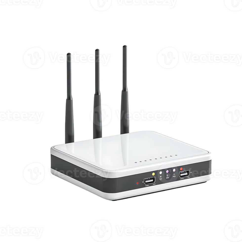 Wi-Fi router su isolato trasparente sfondo png