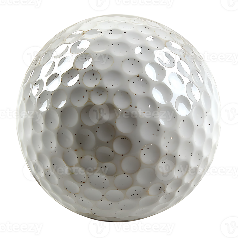 Golf ball on isolated background png
