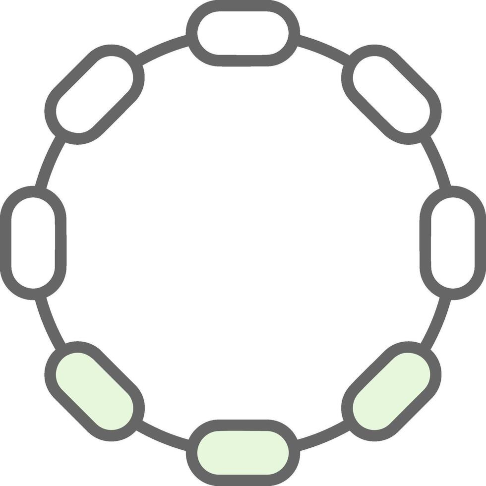 Chain Fillay Icon Design vector