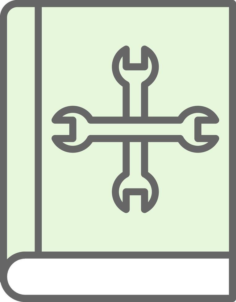 User Manual Fillay Icon Design vector