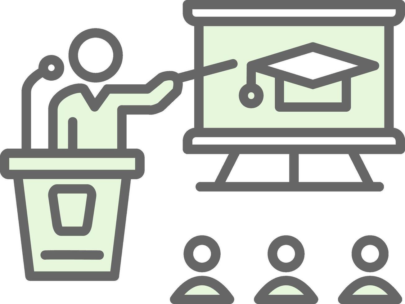 Business Class Fillay Icon Design vector