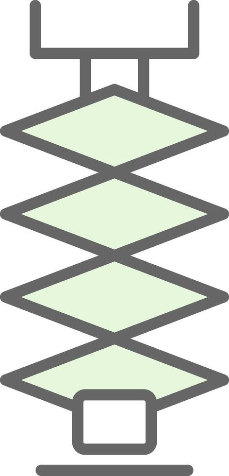 Car Jack Fillay Icon Design vector