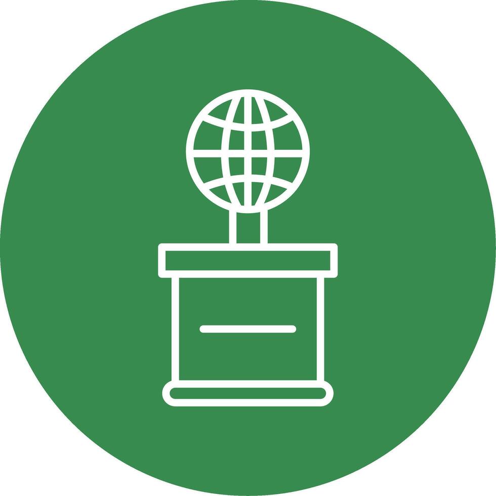 World Multi Color Circle Icon vector