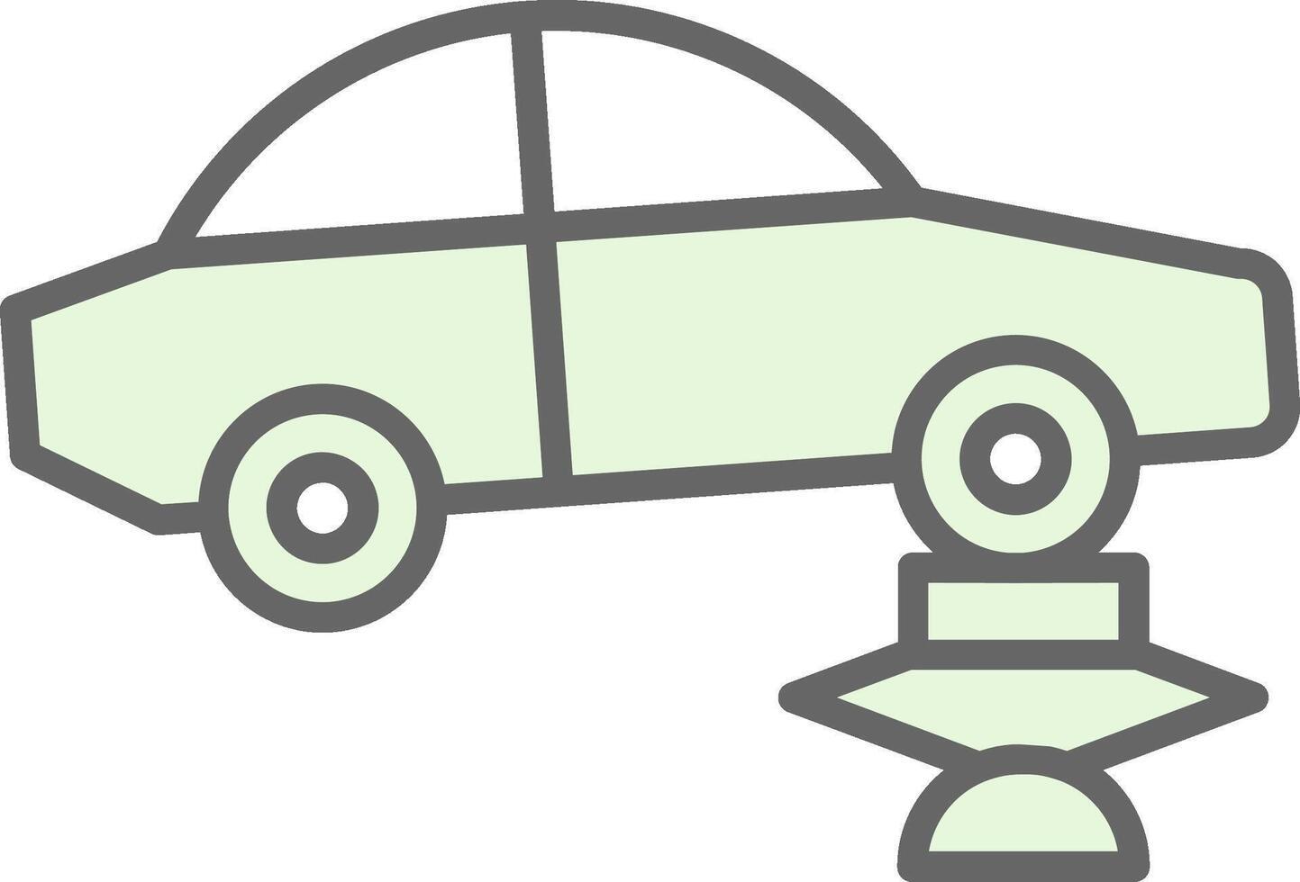 Car Jack Fillay Icon Design vector