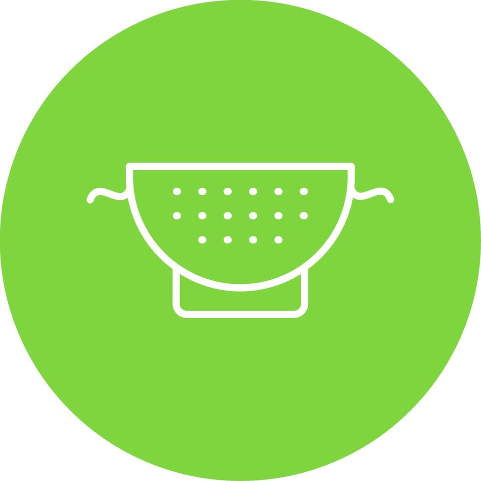 Strainer Multi Color Circle Icon vector
