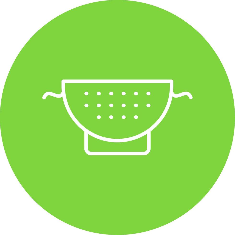 Strainer Multi Color Circle Icon vector