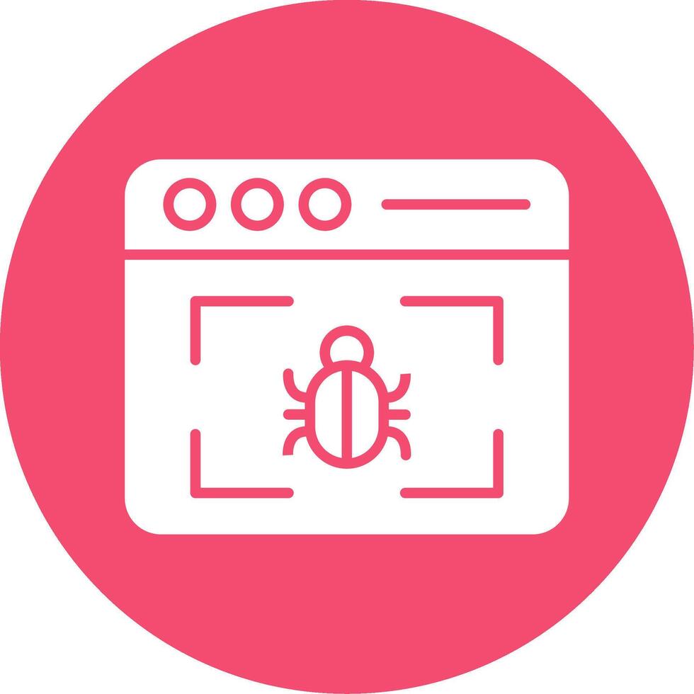 Browser Multi Color Circle Icon vector